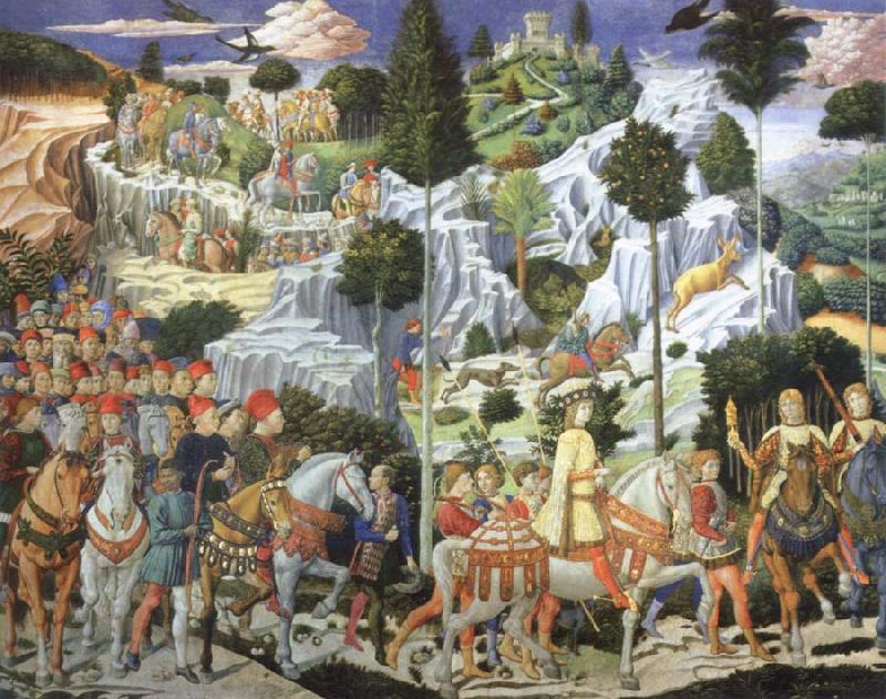 Benozzo Gozzoli Journey of the Magi to Bethlehem Norge oil painting art